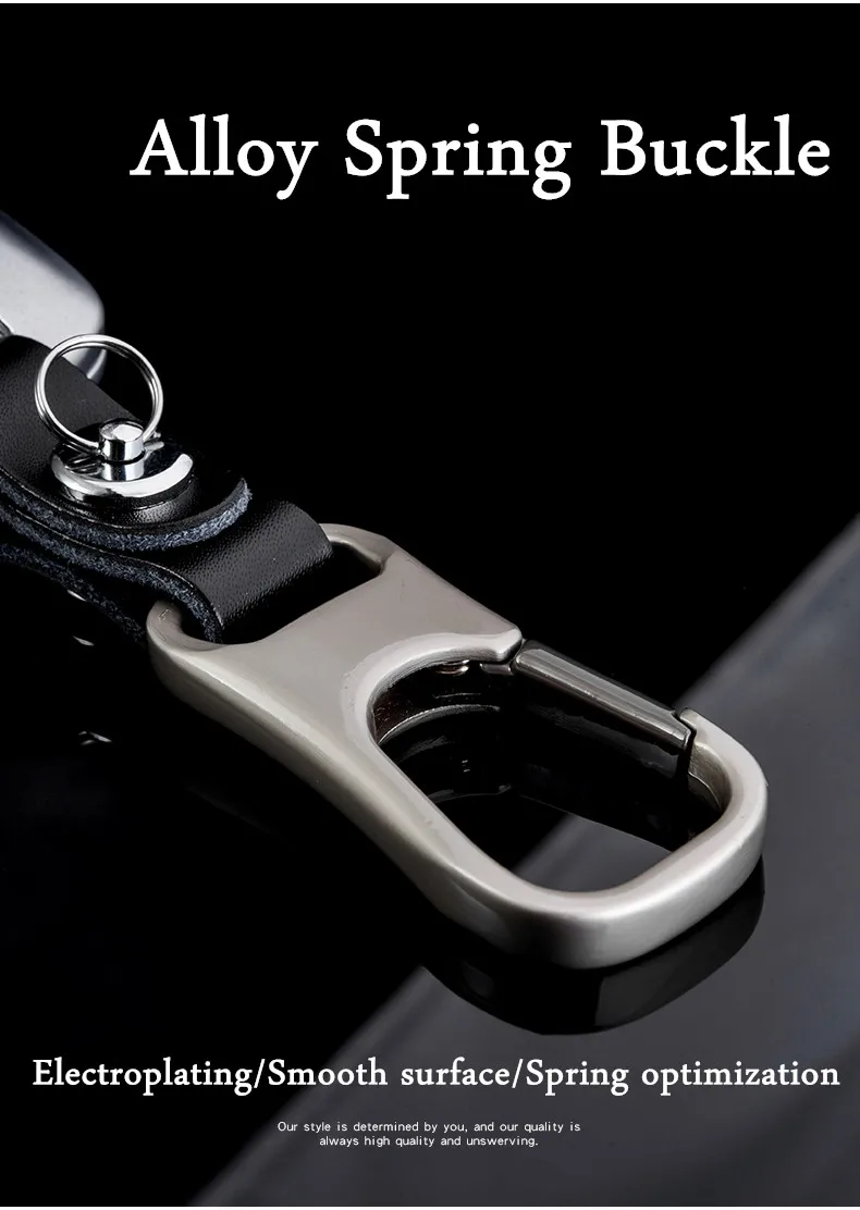 QOONG Умный кошелек из натуральной кожи для ключей DIY Автомобильный Брелок EDC Карманный Брелок Органайзер брелок по индивидуальному заказу брелок Y52