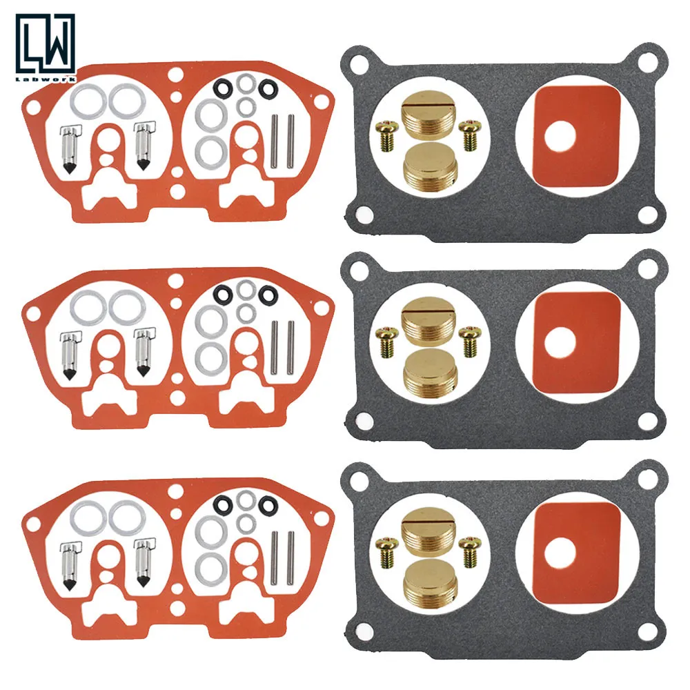 

Carburetor Rebuild Kit Many115 130 150 175 200 225 HP For Yamaha V4 V6 Outboard