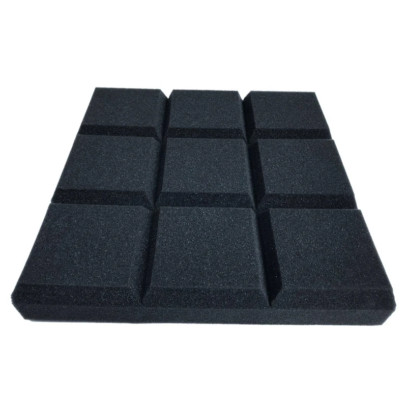 

6 Pack Square Shape Soundproof Foam Sound Proof Padding Treatment Panel for Echo Bass Insulation
