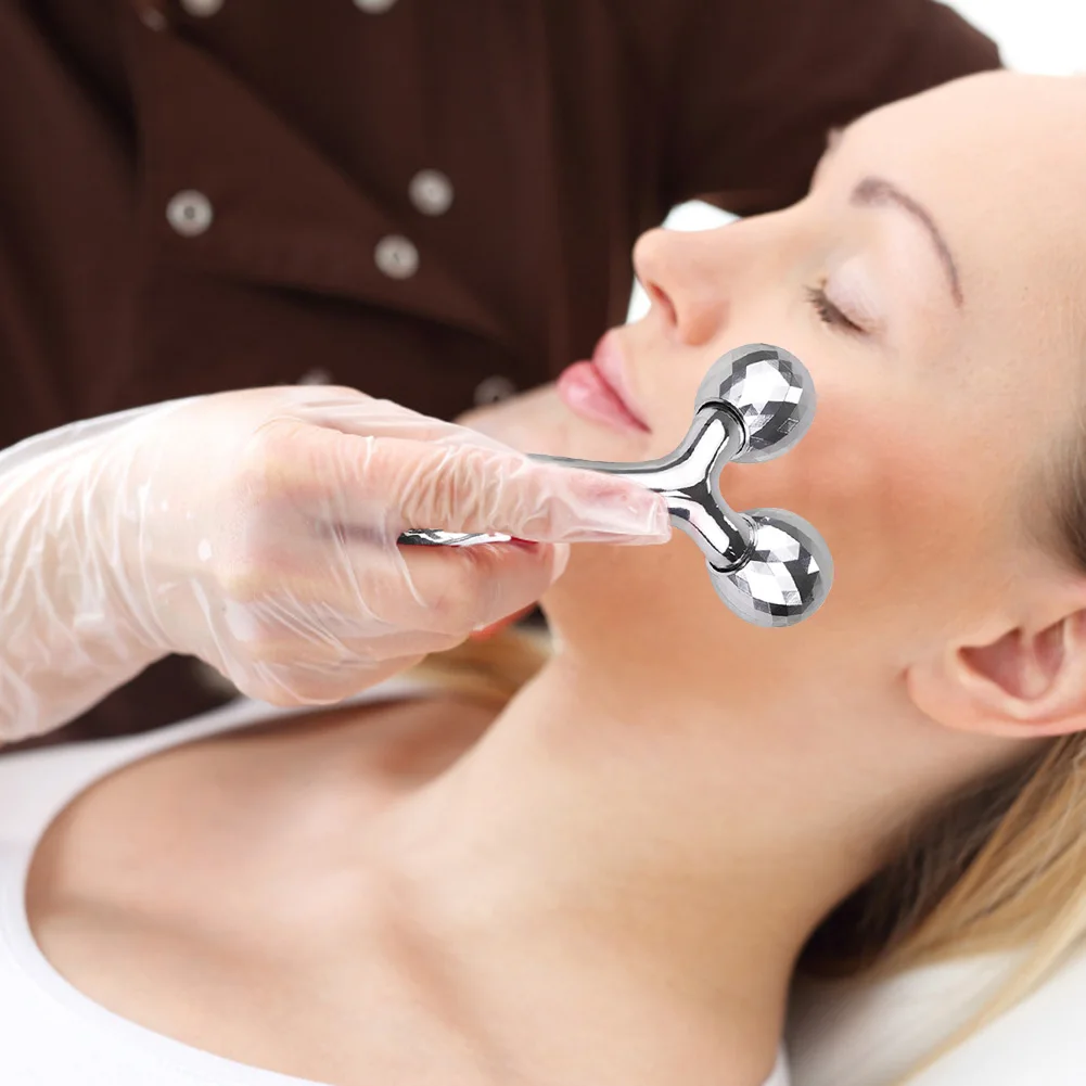 

3D роликовый массажер для лица, вращение на 360 градусов, средство для удаления морщин и всего тела, инструменты для расслабления лица