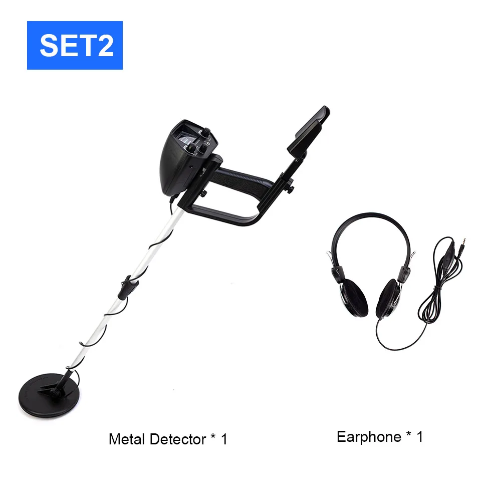 SET2 MD-4030 металлодетектор подземный детектор золота металический Охотник за сокровищами золота искатель портативный Охотник детектор - Цвет: SET2