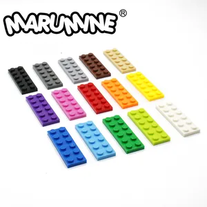Кубики MARUMINE, 100 шт., 2x6, строительная пластина для строительных блоков