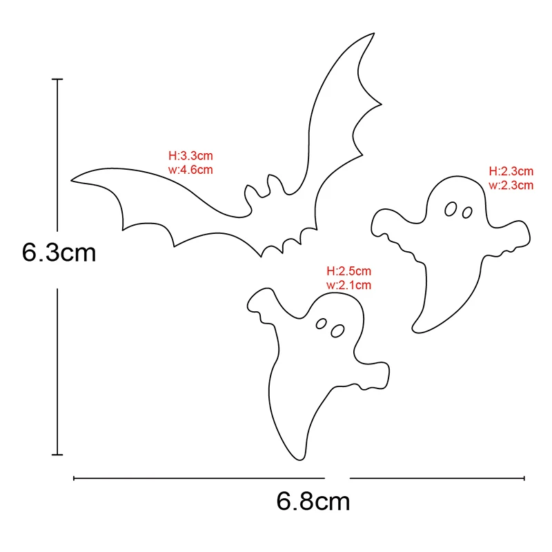 

Halloween bat ghost Metal Cutting Dies Decorative Scrapbooking 2020 new Craft Die Cut Embossing Paper Cards cutter Stencils