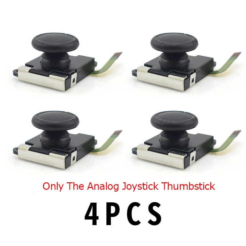 4 pcs black Данные лягушка 3D Аналоговый джойстик для пальца палочки для Kind переключатель NS сенсор Модуль Ремонт инструмент для NS Joycon Замена - Цвет: 4 pcs black