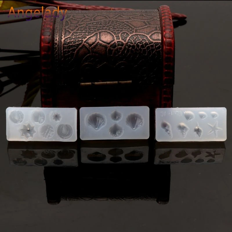 3 шт DIY раковины Раковины Морская звезда форма силиконовая дизайн ногтей шаблон