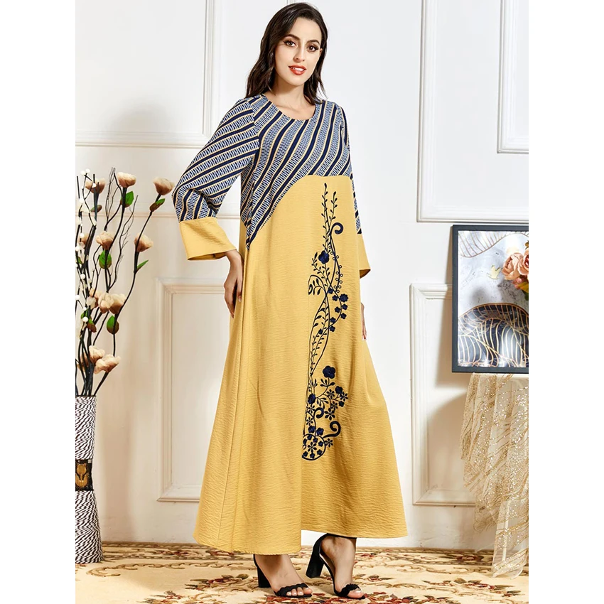 

Abaya Dubai Kaftan Turkey Muslim Long Hijab Dress Abayas African Dresses For Women Vestidos Islam Robe Musulmane Longue Femme