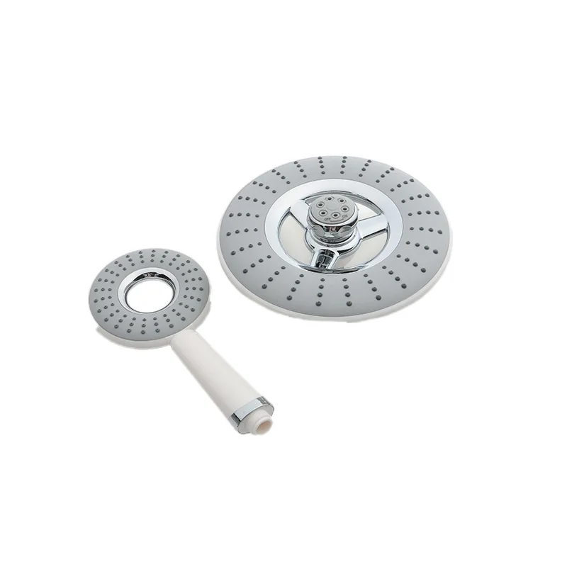 

Hand-Held Shower Top Shower Suit Ivory White Dynamic Dual-Function Top Spray Air Supercharged Shower Top Spray