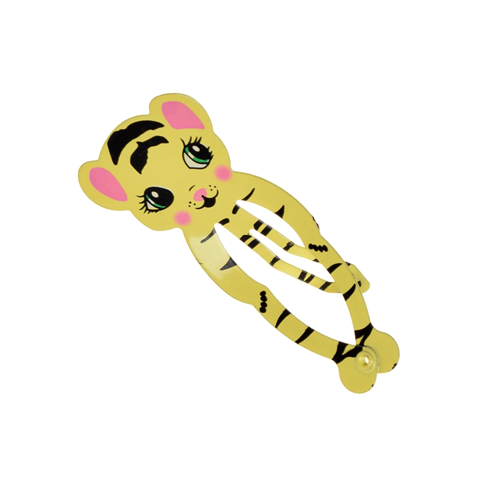 Заколки для волос 6 шт./компл. заколки девочек в виде животных слона тигра зайца