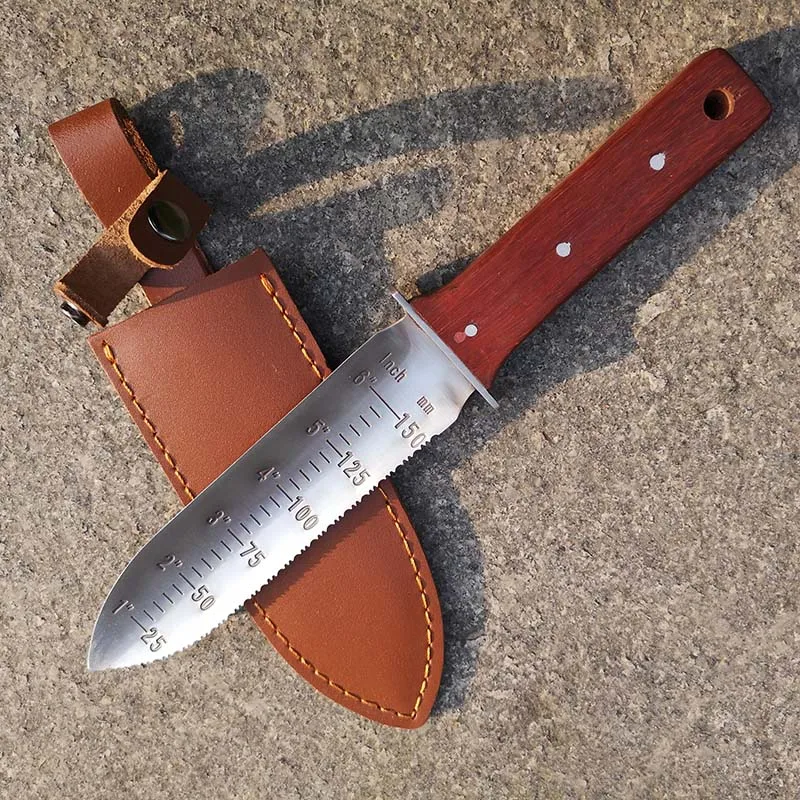 Садовый инструмент из нержавеющей стали для выкапывания и прополки походный