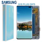 Оригинальный SUPER AMOLED ЖК-дисплей, дигитайзер сенсорного экрана в сборе для Samsung Galaxy S10 Plus S10 + G975 G975F SM-G9750