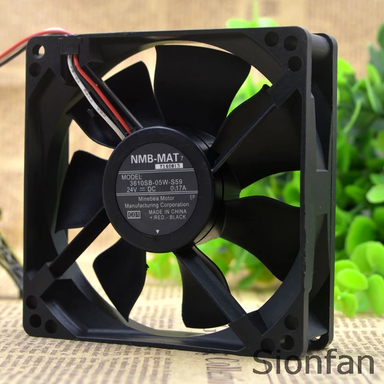 Для оригинального NMB MAT 9225 9025 24V 0.17A 3610SB 05W S59 9 см вентилятор охлаждения Тесты