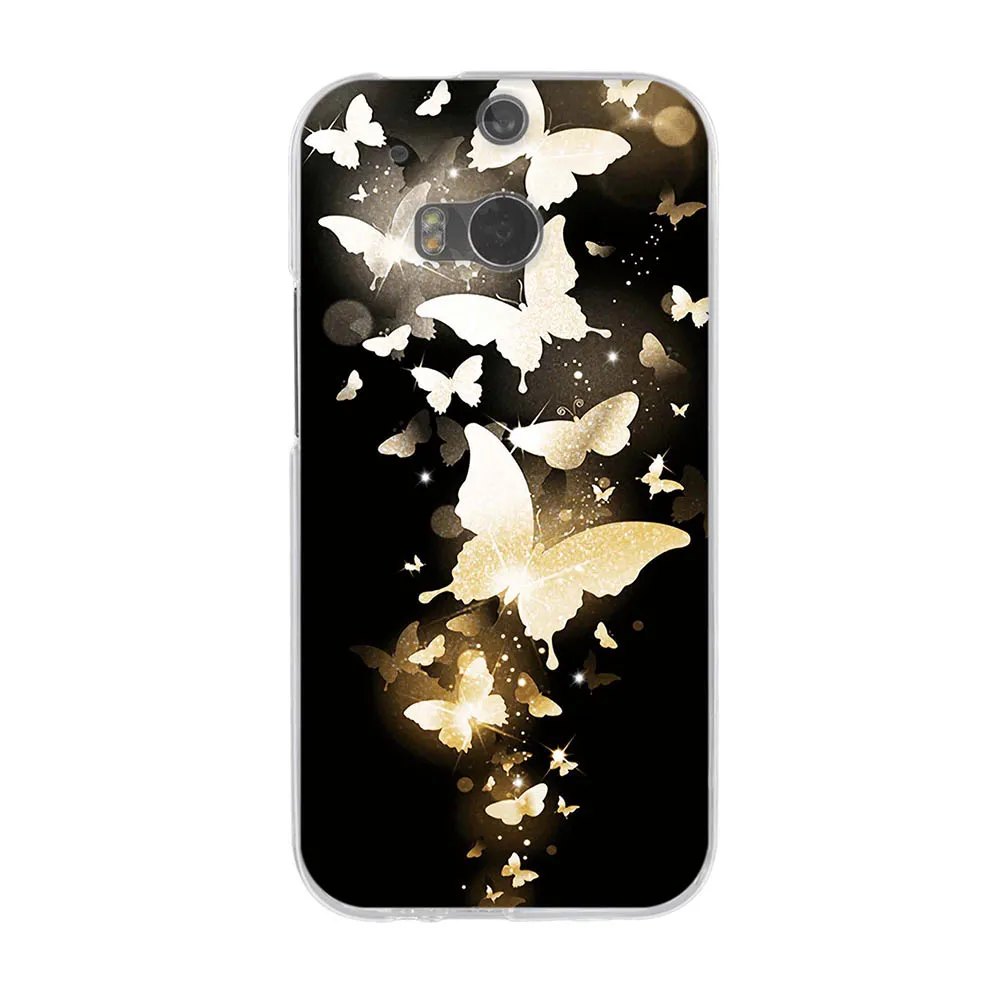 26 Чехол для htc One M8 M8s, чехол, мягкий чехол из ТПУ с узором для htc One M8 M8s, силиконовый чехол для htc One M8, защитные оболочки - Цвет: 26