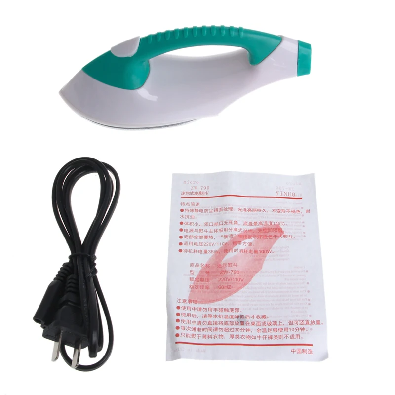 Mini Portable Electric Traveling Iron For Clothes Dry US Plug | Бытовая техника
