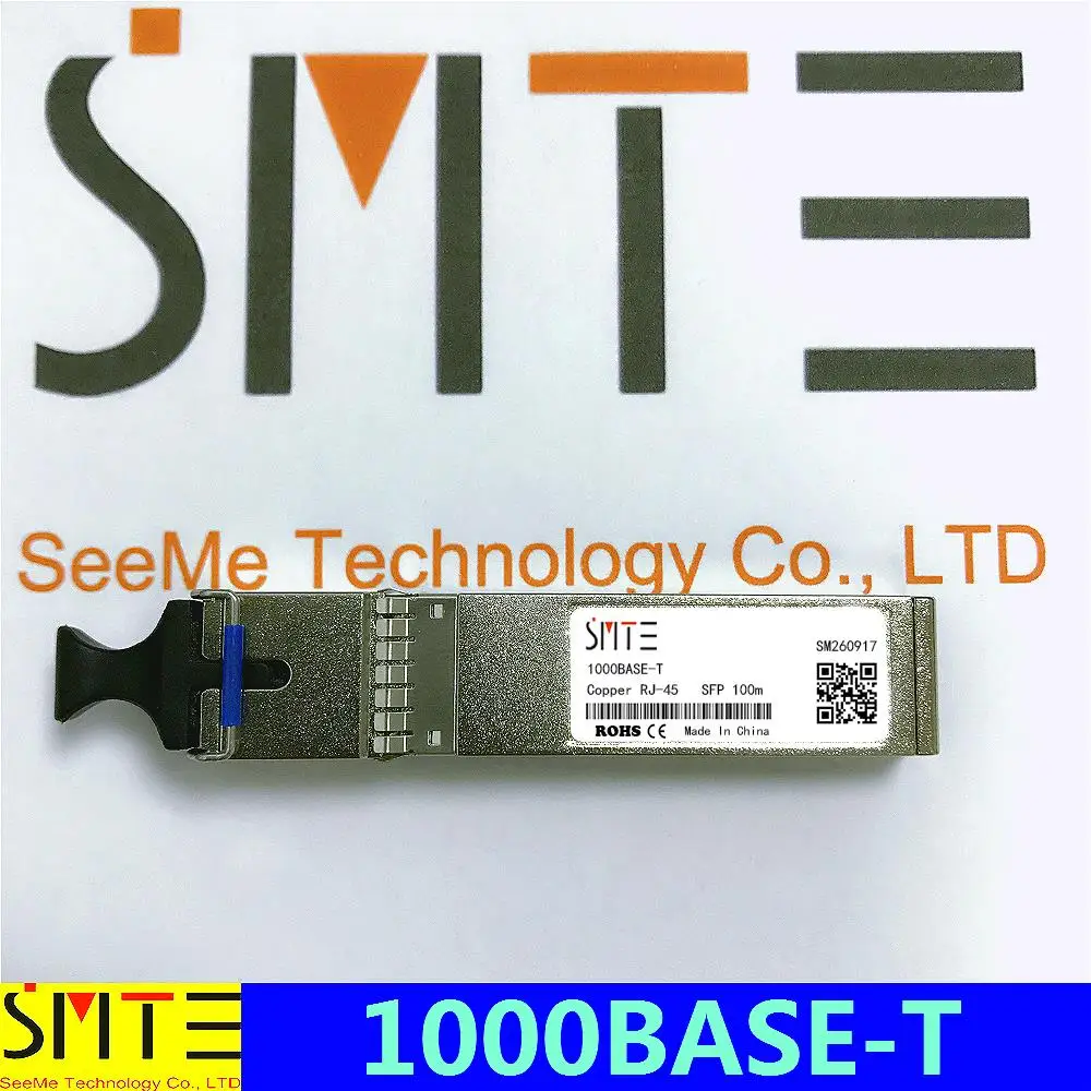 Совместим с модулем трансивера SFP 81Y1618 1000BASE-T Copper RJ-45 100m