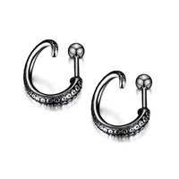 gothic punk octopus tentacles studs earrings for men fashion 2020 small 316l stainless steel jewelry pendientes hombre wholesale