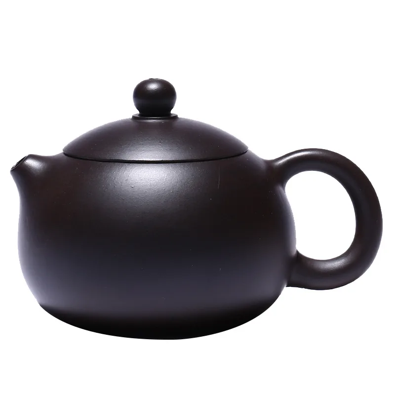 

Yixing mine black clay purple clay teapot famous handcraft sketch Xishi Teapot Set