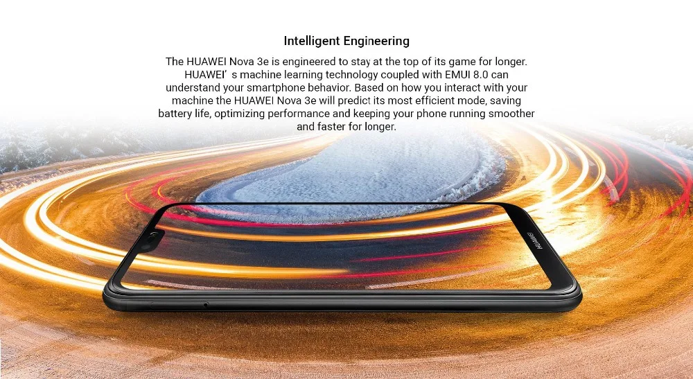 Huawei P20 Lite Nova 3E глобальная прошивка 4G LTE мобильный телефон Face ID 5,8" экран Android 8,0 24 МП фронтальная камера 4 Гб 128 ГБ rom