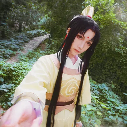 Костюм для косплея по мотивам аниме МО дао ЗУ Ши китайская изогнутая ткань Джин