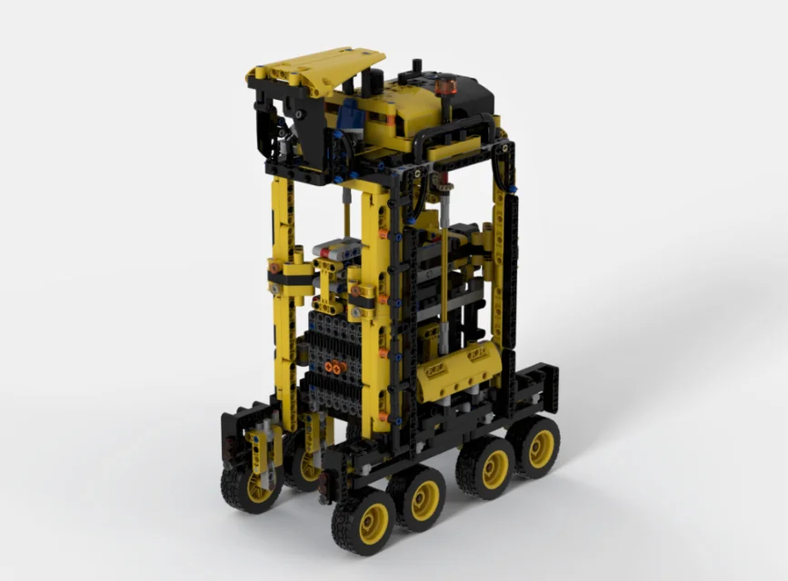 

New technology building block straddle truck moc-50487 DIY assembly construction boy education toy model birthday gift