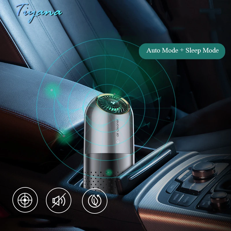 

Negative Ion Car Air Purifier Portable Car/Home Deodorizing Formaldehyde Sterilization Purifier TYPE-C Wireless Fast Charging 6