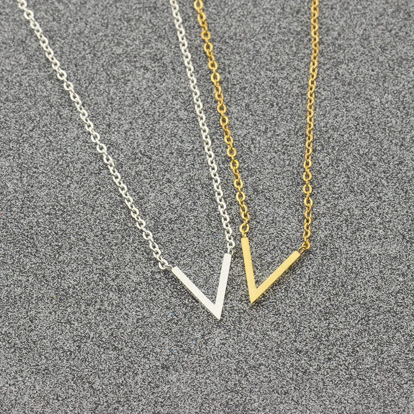 Женское Ожерелье с V образным вырезом простые украшения в стиле бохо цепочка из