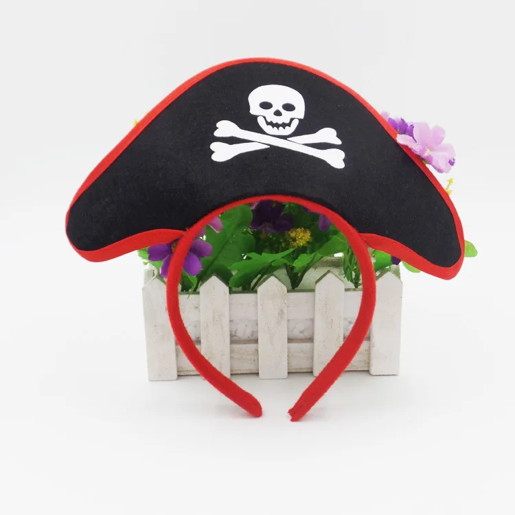 Сранчи Хэллоуин Микки Минни уши пират оголовье призрак праздничные волосы обруч