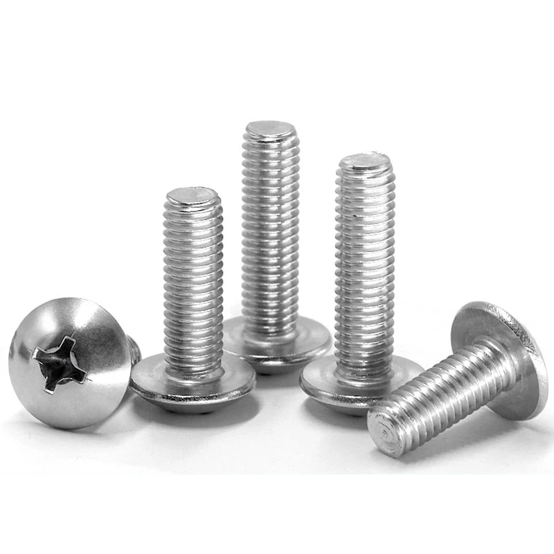 Болт крестовой диаметром 3-80 мм 10/50xм2 M2.5 M3 M4 M5 M6 M8 304 A2-70 из нержавеющей стали JISB1111T