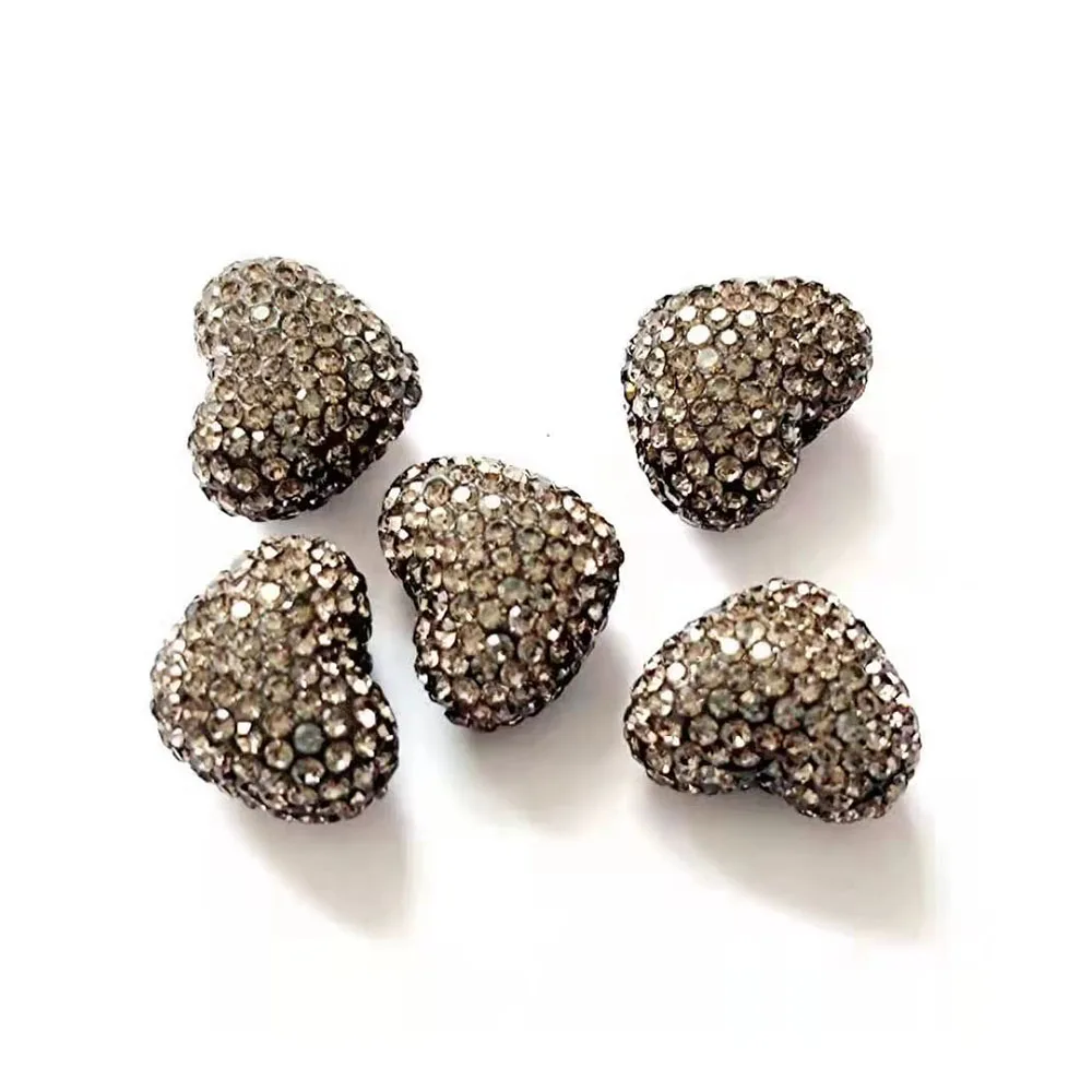 

20PCS Heart Beads Spacers for women DIY fashion accessories H1