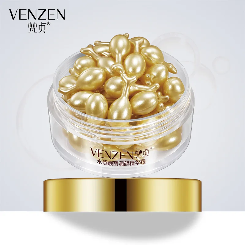 

BIOAQUA VENZEN Water feeling beautiful lip yan placenta capsule essence cream grain moisture to shrink pores