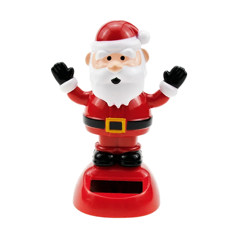 Santa Claus C Игрушки на солнечной энергии, автомобильные аксессуары для салона автомобиля, украшение на приборную панель, рождественский подарок, подарок, Автомобильные украшения - Название цвета: Santa Claus C