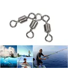 Новинка, Лидер продаж, 50 шт., рыболовный соединитель, шарикоподшипник, поворотный, из нержавеющей стали, твердое кольцо 34568 #, рыболовные крючки, аксессуары, снасти TSLM1