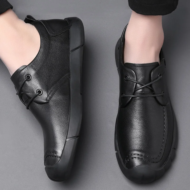 

Handmade Oxford Shoes for Men Genuine Leather Men Vintage Italian Design Men Business Genuine Leather Dress Shoes *
