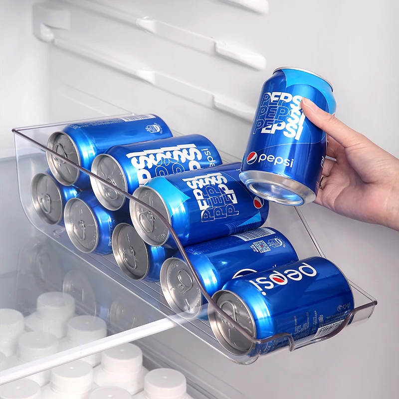 AMINNO Пиво Поп может Контейнер Организатор Box Прочный пластиковый холодильник для