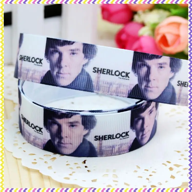 DHK 7/8 'Ƌ ярдов sherlock отличного качества печатная корсажная лента для волос