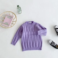 girl sweater kids outwear tops%c2%a02022 fashion plus thicken warm winter autumn knitting woolen cotton overcoat children clothing
