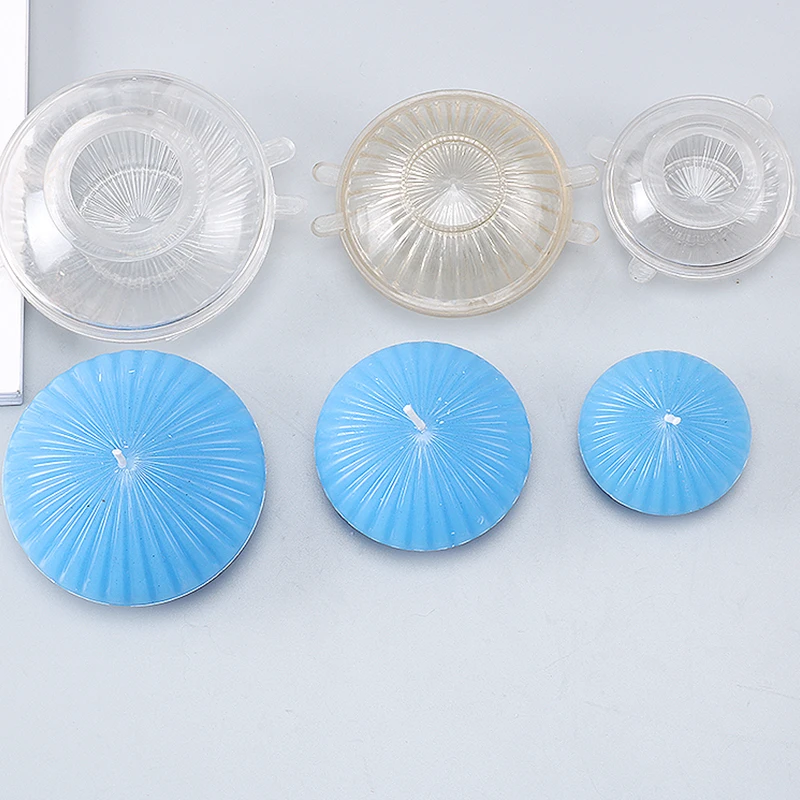 Овальная форма DIY ручной работы для свечей в полоску диаметр 7 diy пластиковые