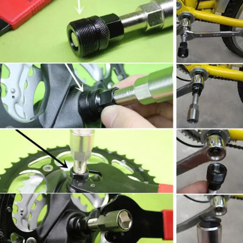 Экстрактор для снятия оси кривошипа велосипеда MTB набор инструментов ремонта