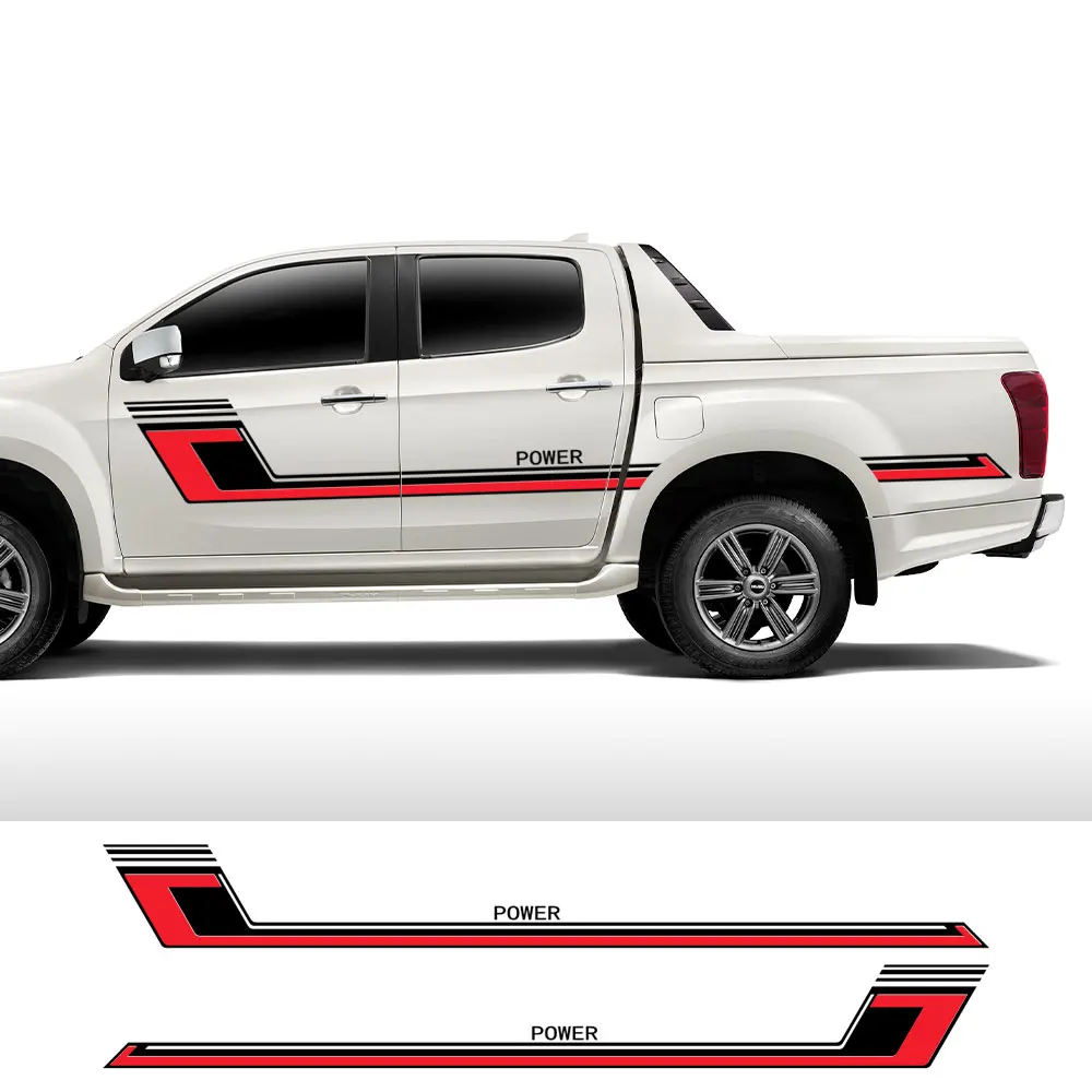 Наклейки для автомобиля Isuzu D Max Dmax D-Max наклейки на дверь пикапа боковые линия
