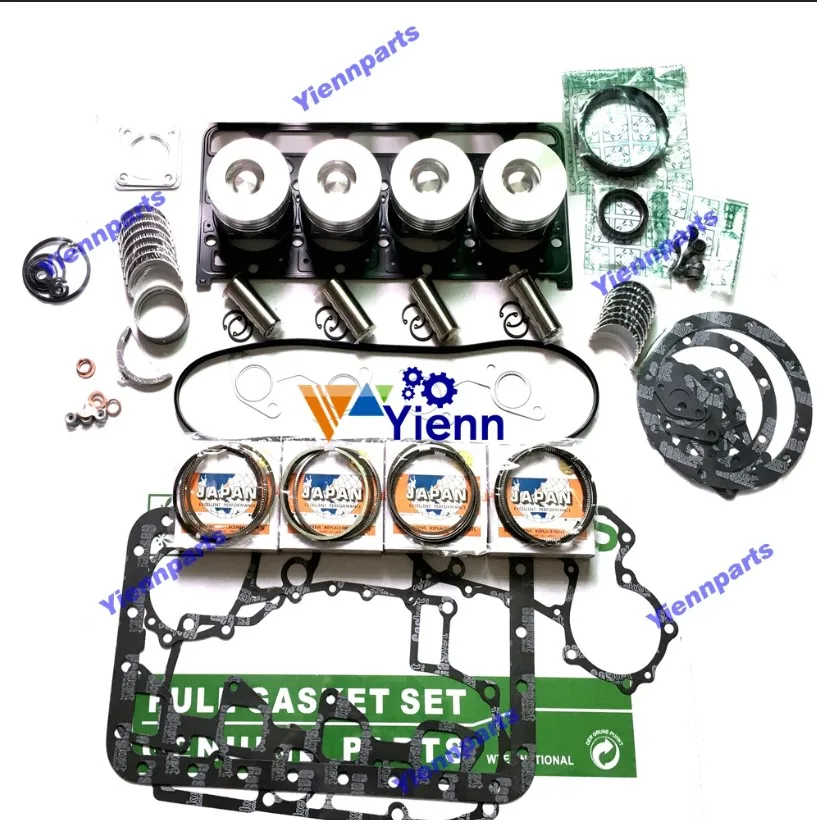 

V2403 Engine Kit With Direction Piston For Kubota Diesel Engine Overhaul Rebuild Kit Piston Ring Bearing Full Gasket Set