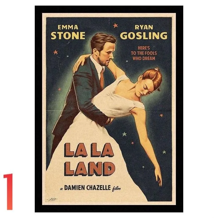 La Land City of Love плакат декоративный DIY настенные холщовые наклейки художественные