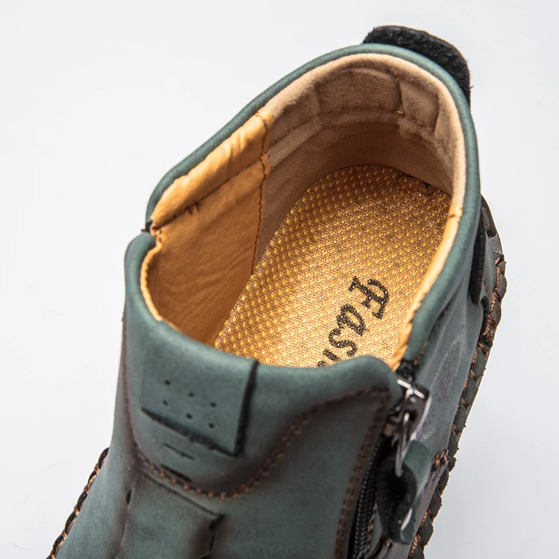 Брендовые мужские кожаные ботинки Удобные зимние Сезон осень-зима Молодежная