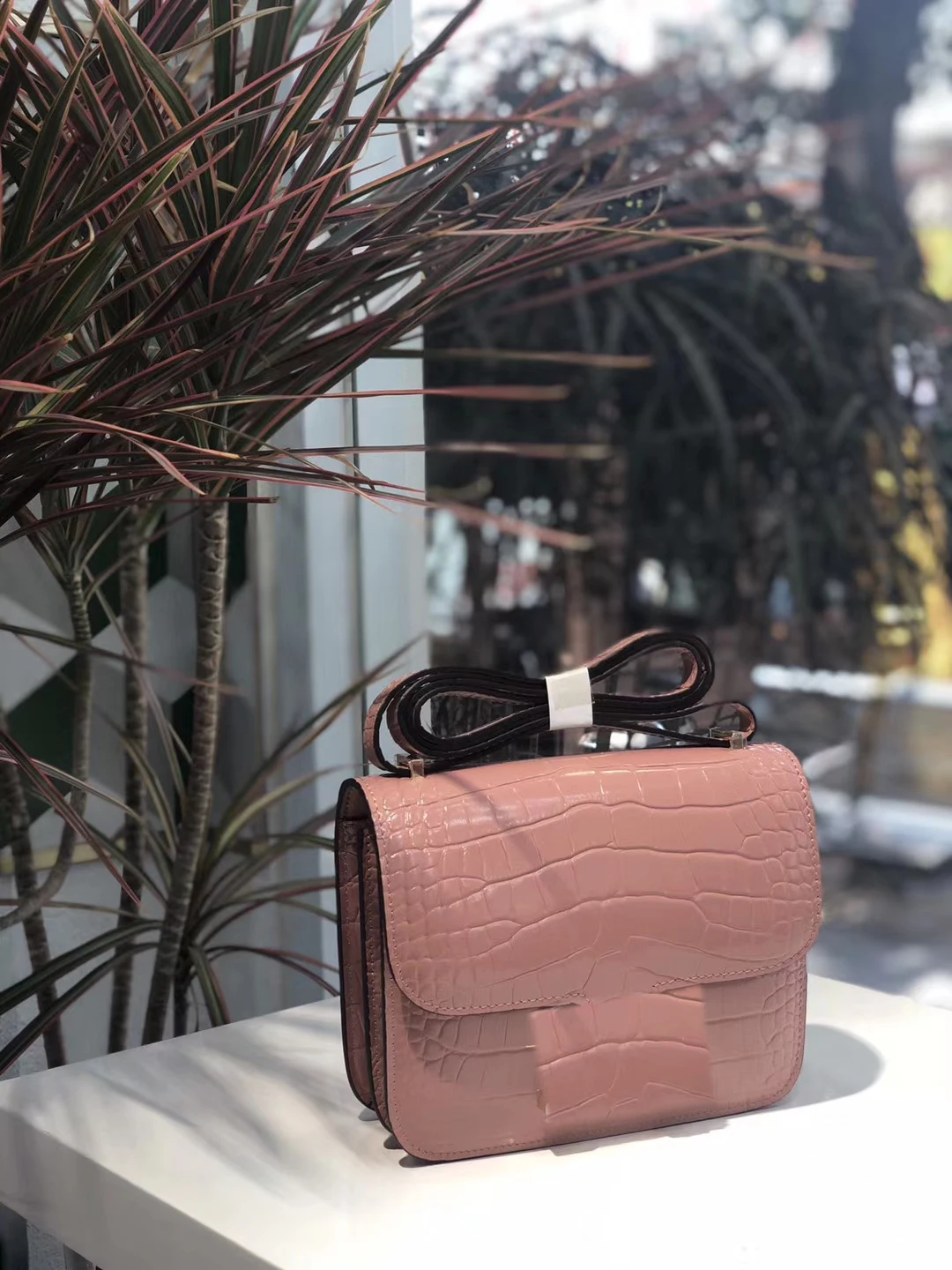 

free shipping 2020 gold hardware fashion alligator genuine cow leather women one shoulder bag crossbody bag 2size 8 color