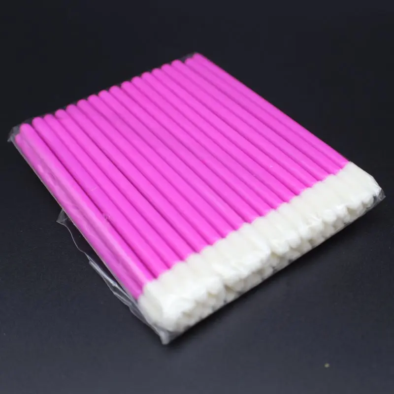 50 шт. одноразовые ватные палочки Аппликатор для губ Swab перманентного макияжа