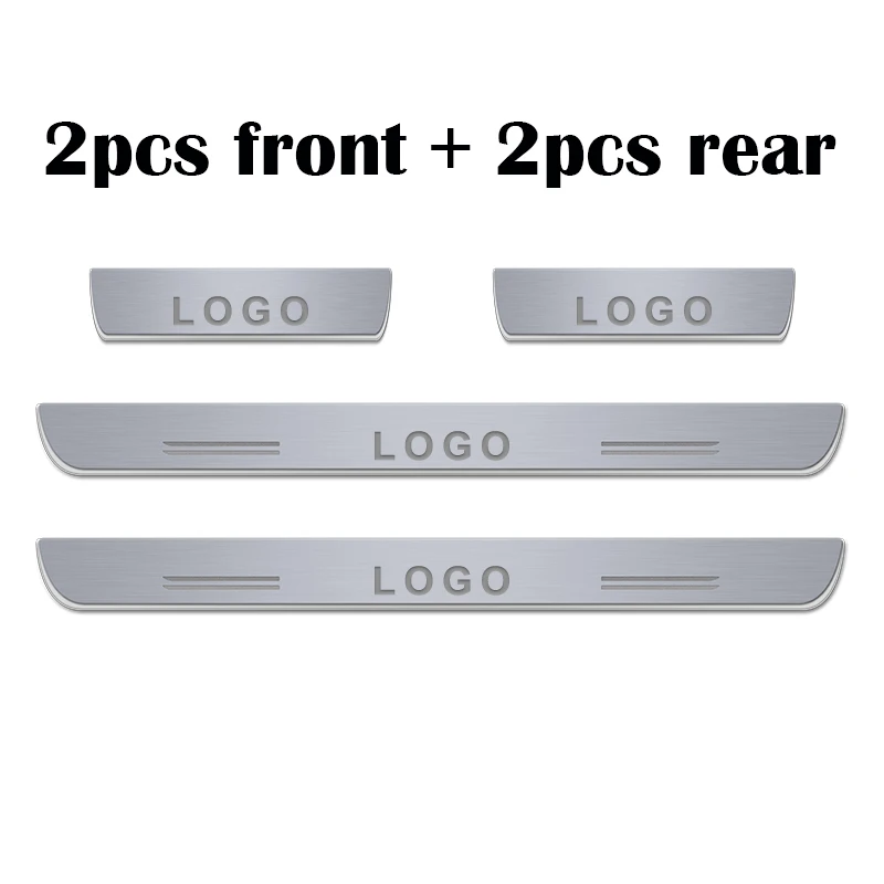 all 4pcs pattern2 Светодиодный порог для Toyota Land Cruiser 200, Накладка на порог педали, автомобильный светильник, аксессуары - Название цвета: all 4pcs pattern2