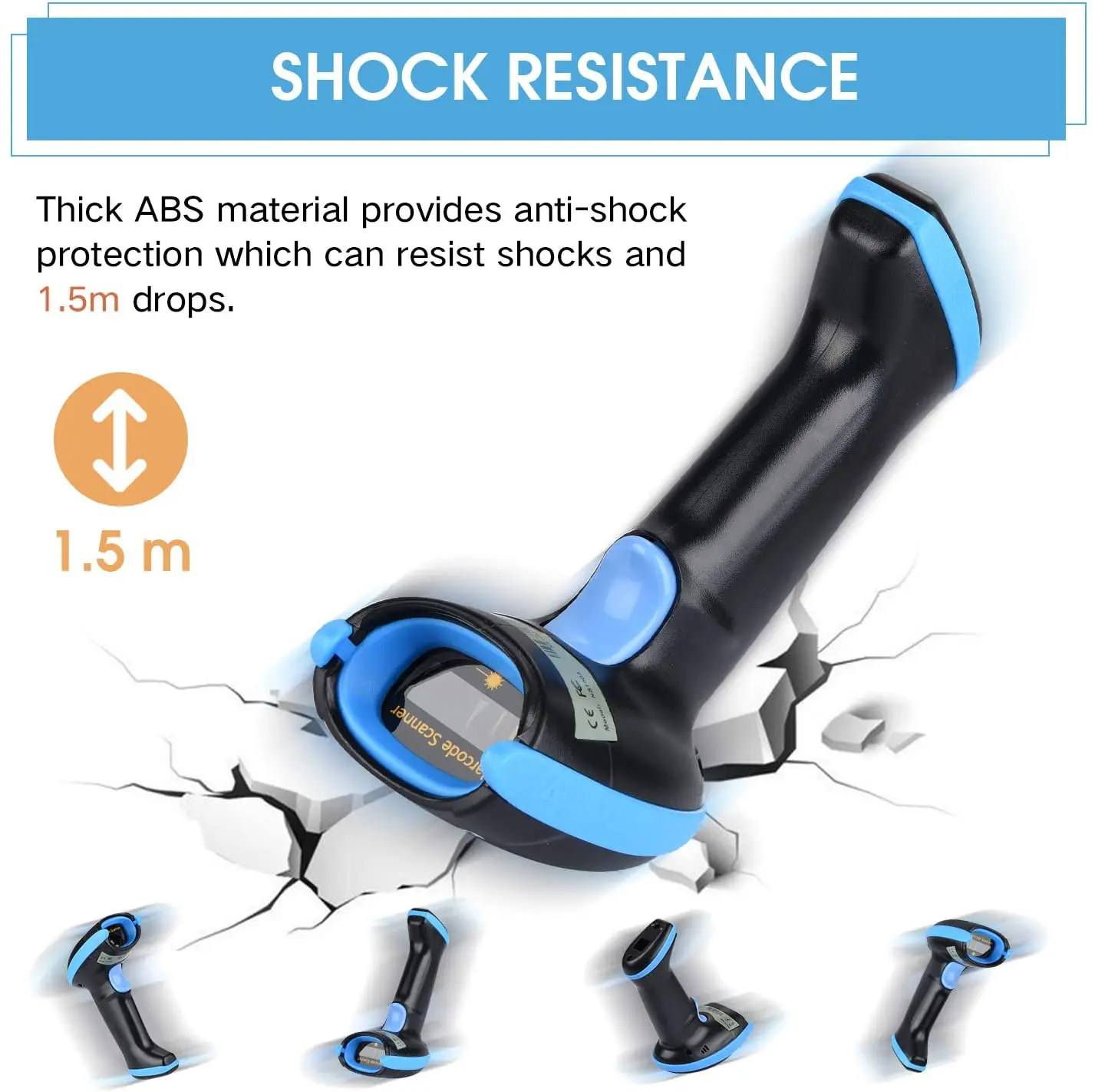 Bluetooth сканер штрих кода USB Android Беспроводной 2 4 ГГц Портативный 1D считыватель