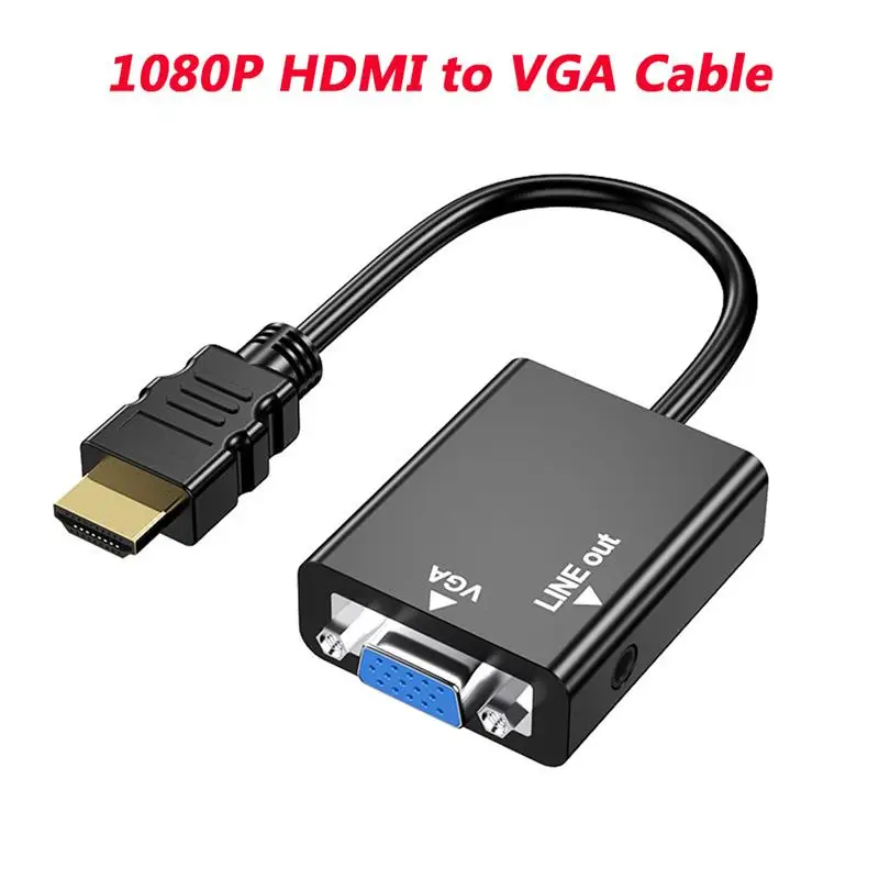 Цифровой адаптер HDMI-VGA цифровой аналоговый конвертер кабель | Электроника