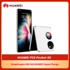 Оригинальный Карманный 4G смартфон HUAWEI P50 6,9 ''120 Гц OLED сложенный экран гармониос 2 Snapdragon 888 4G Восьмиядерный 40 Вт SuperCharge