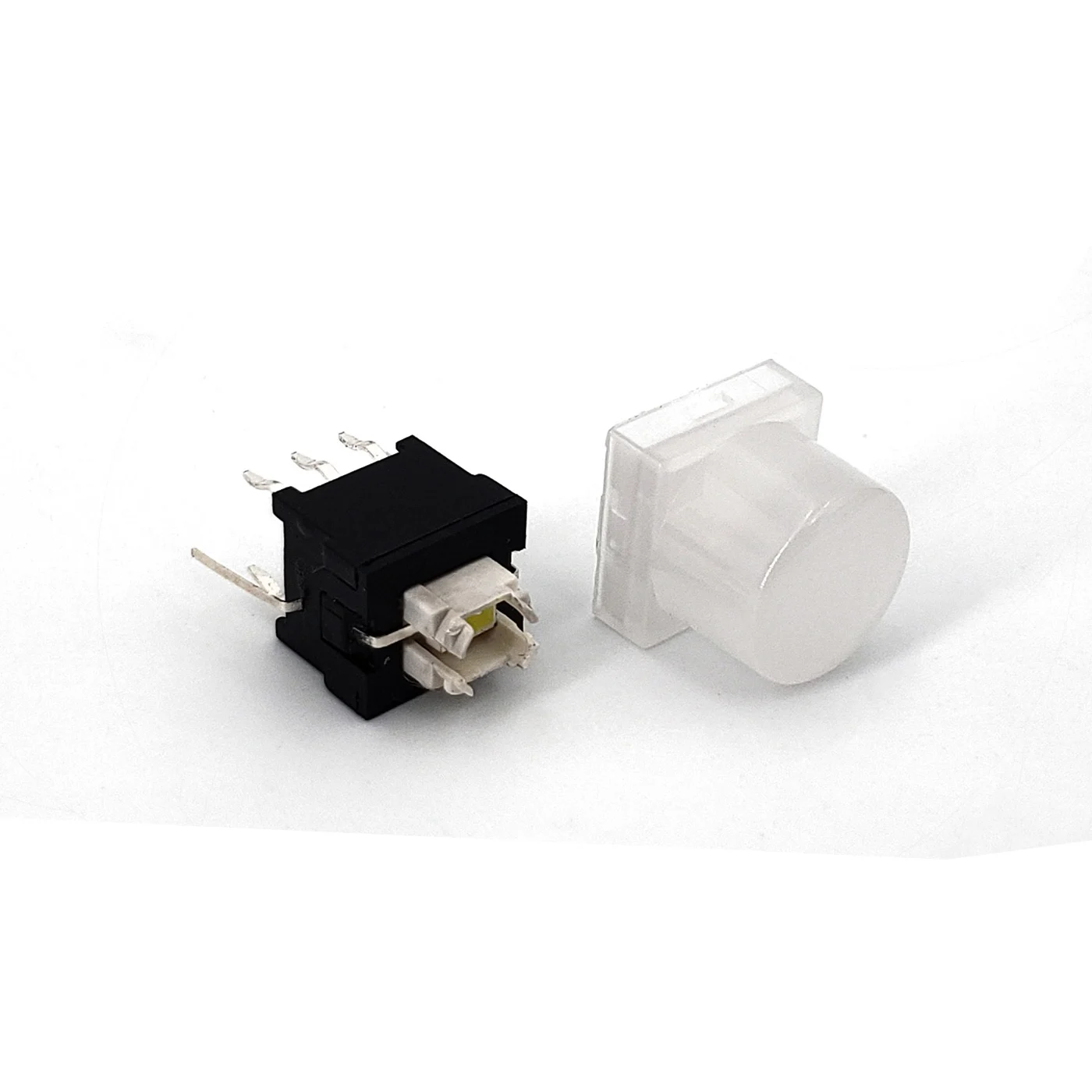 Круглый топ серии TS6 A 10 мм с LED 6 + 2 контактами DPDT фиксатор типа PCB крепление мини