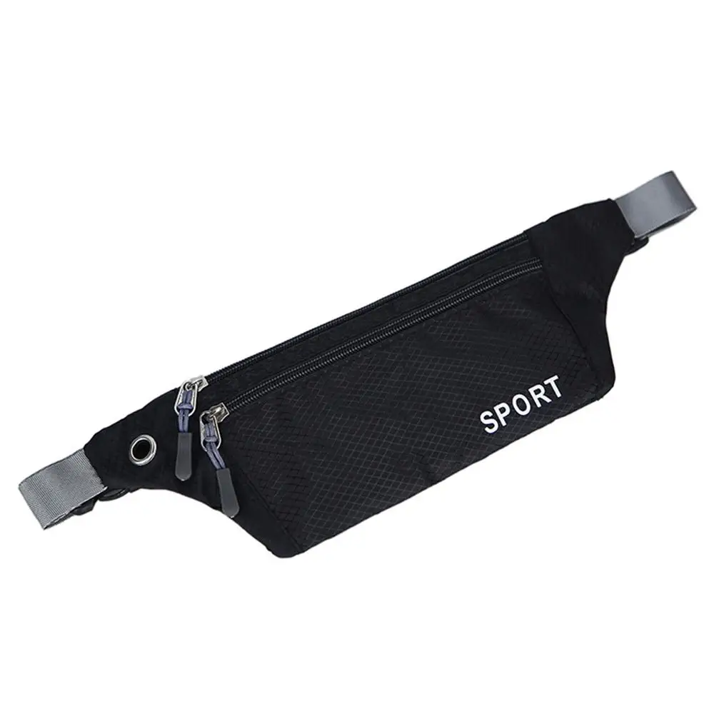 

Fanny Pack Front Zip-Fastener Pocket Travel Waist Bag Money Pouch