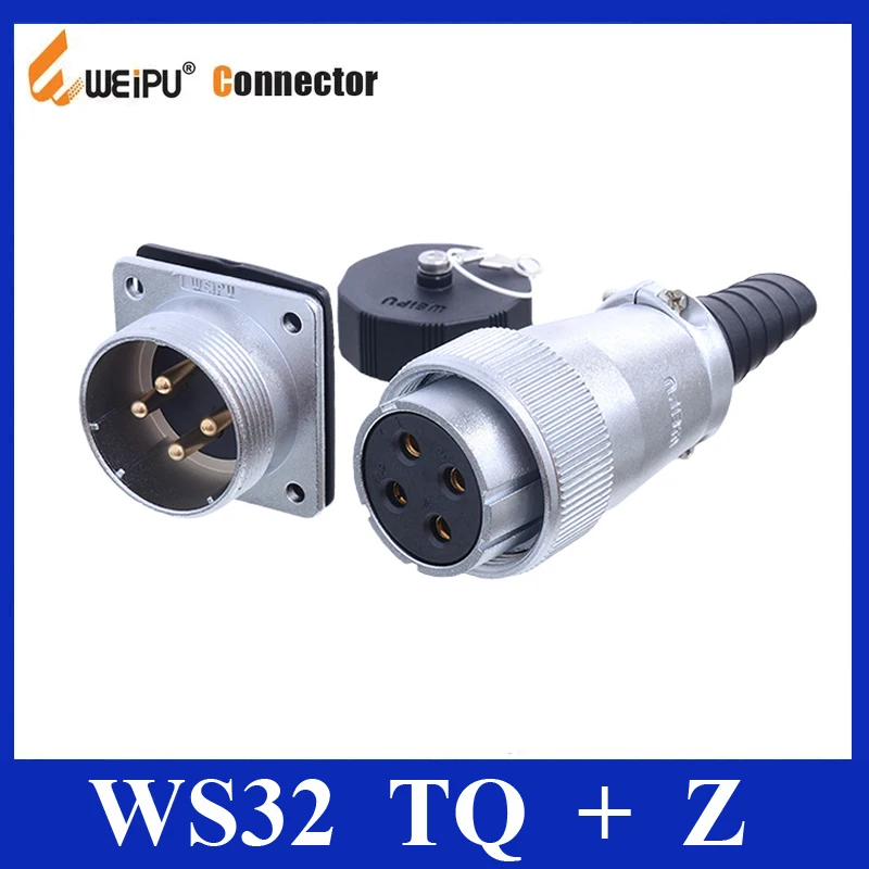 Оригинальный разъем Weipu WS32 TQ + Z 4 6 8 10 10B 11 12 13 19 Pin женский вилка кабеля в рукаве